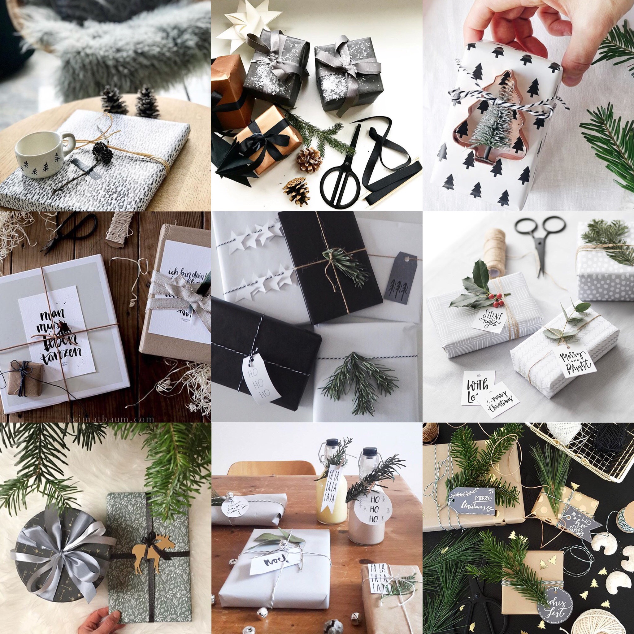 #zeigdein_traumzuhause Instagram Winterchallenge Weihnachtschallenge Schön verpackt Giftwrapping Geschenke verpacken