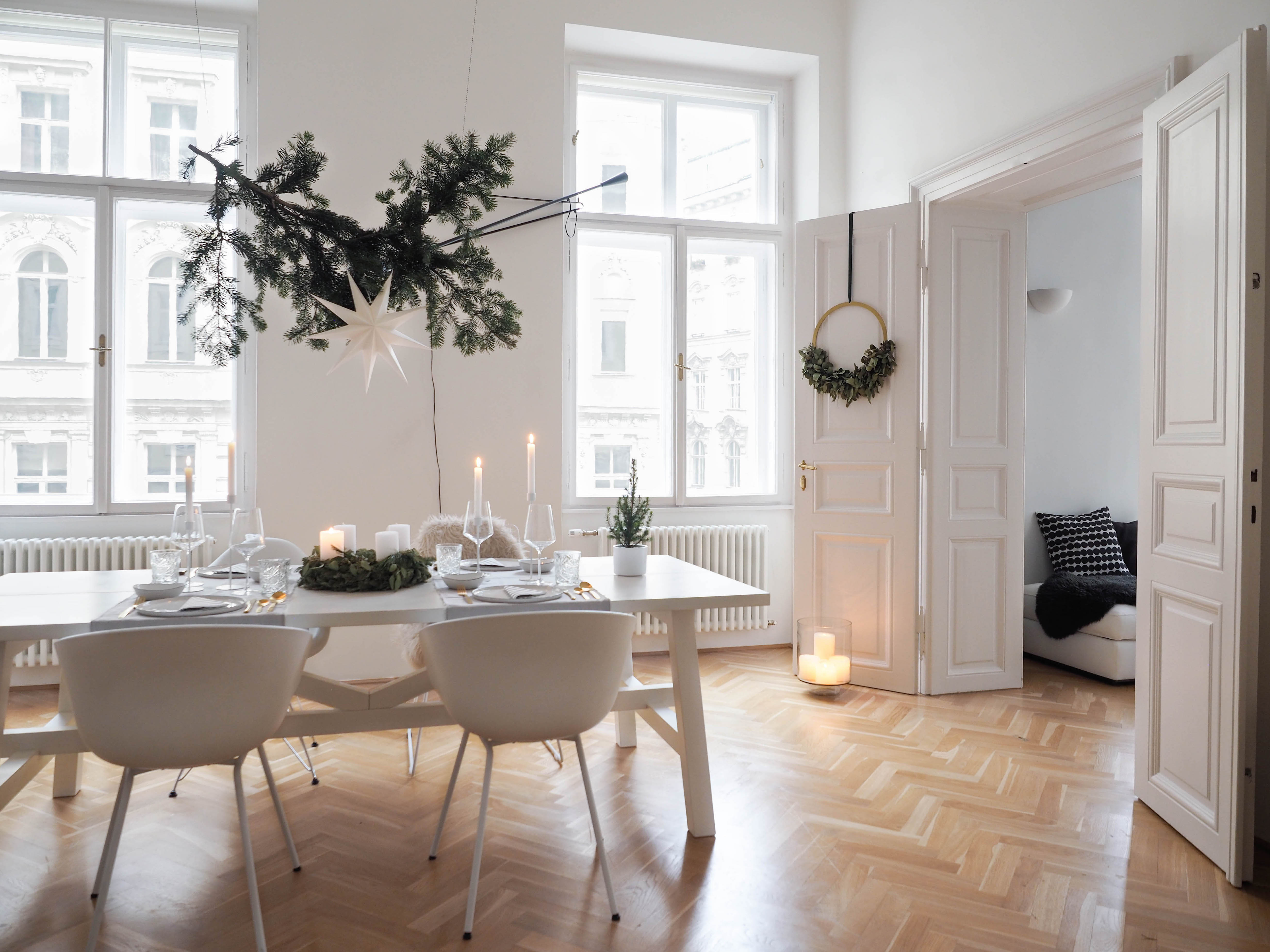 Scandinavian Christmas Table Setting Cooee Candleholder Weihnachtstisch Traumzuhause Weihnachten Altbau 